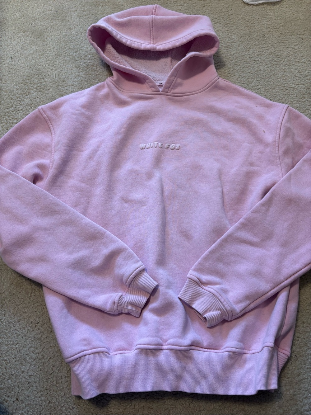 White Fox Boutique Light Pink Hoodie